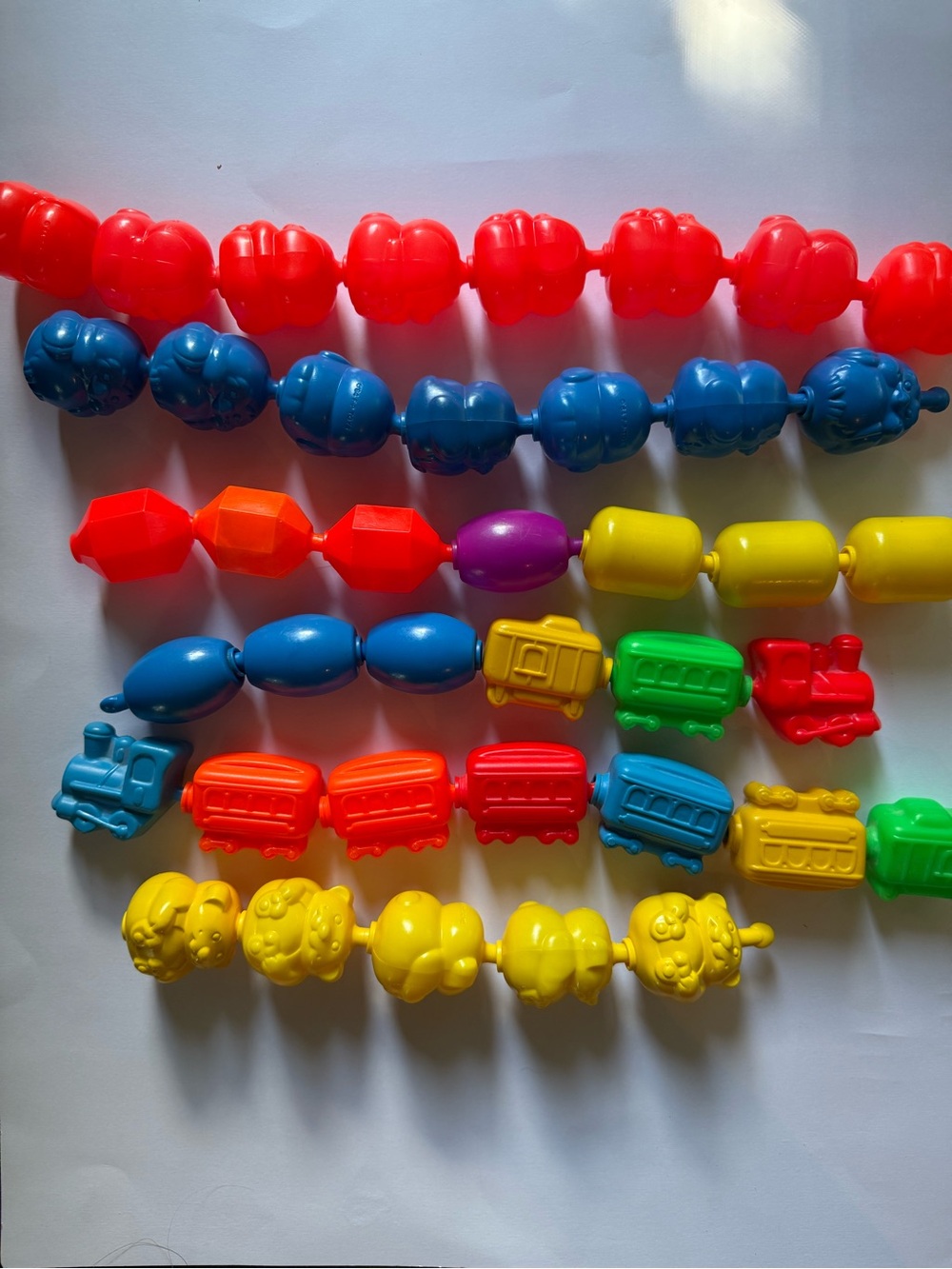 Vintage fisher price linking blocks